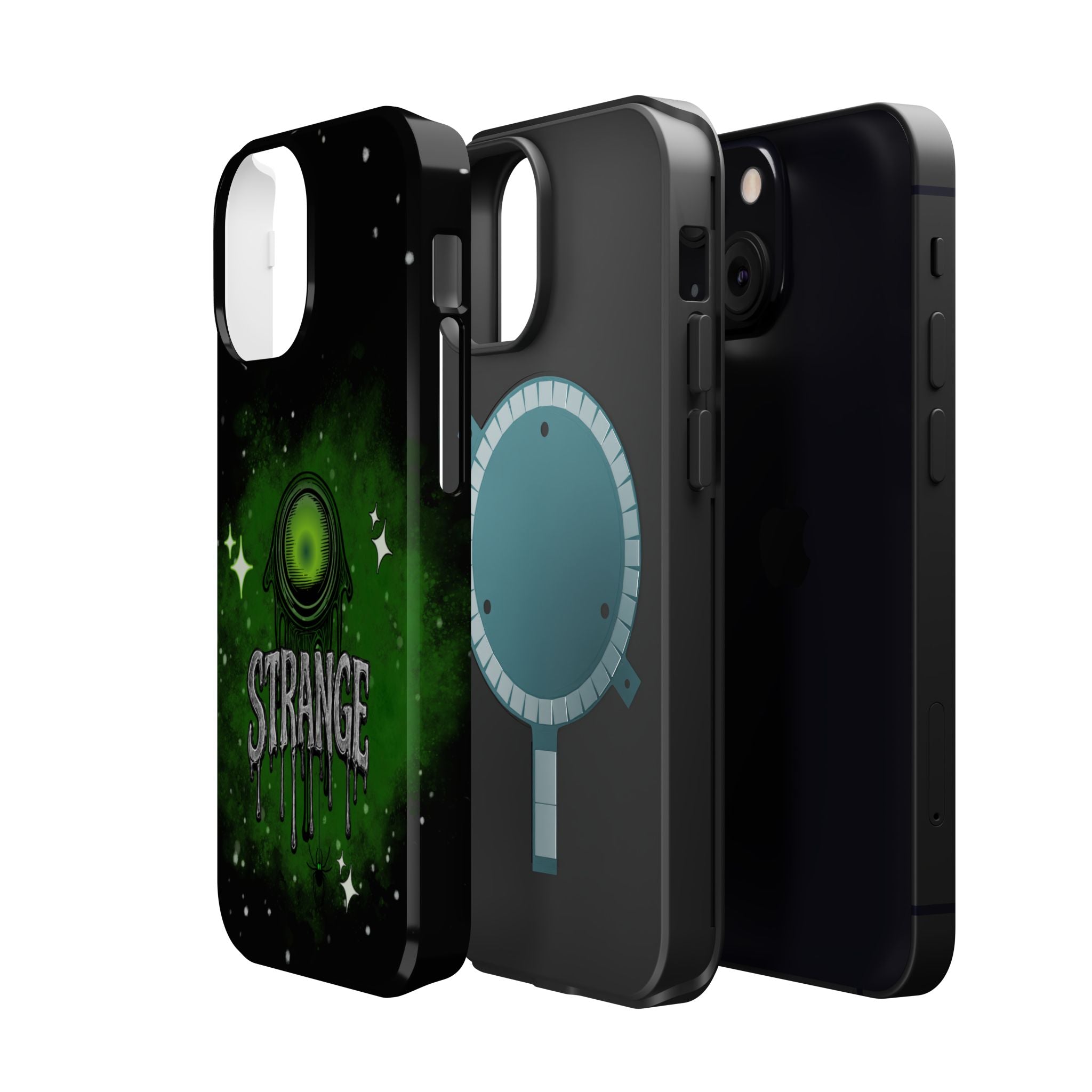 Green Strange Magnetic Impact-Resistant Phone Case