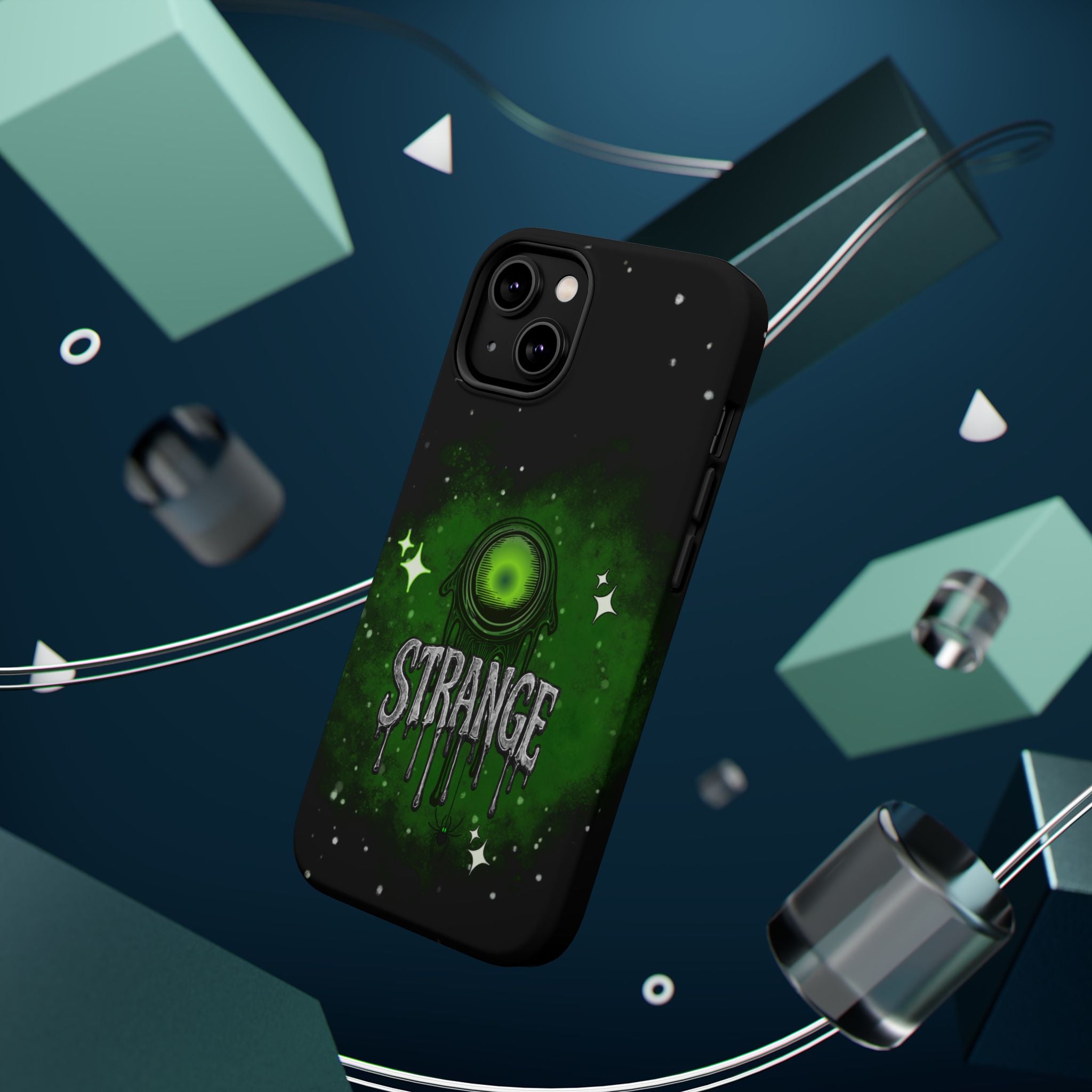 Green Strange Magnetic Impact-Resistant Phone Case
