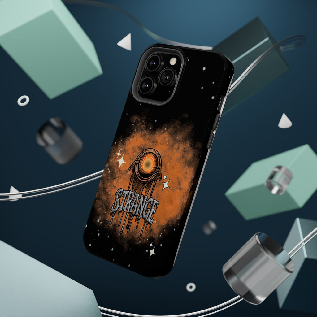 Orange Strange Magnetic Impact-Resistant Cases
