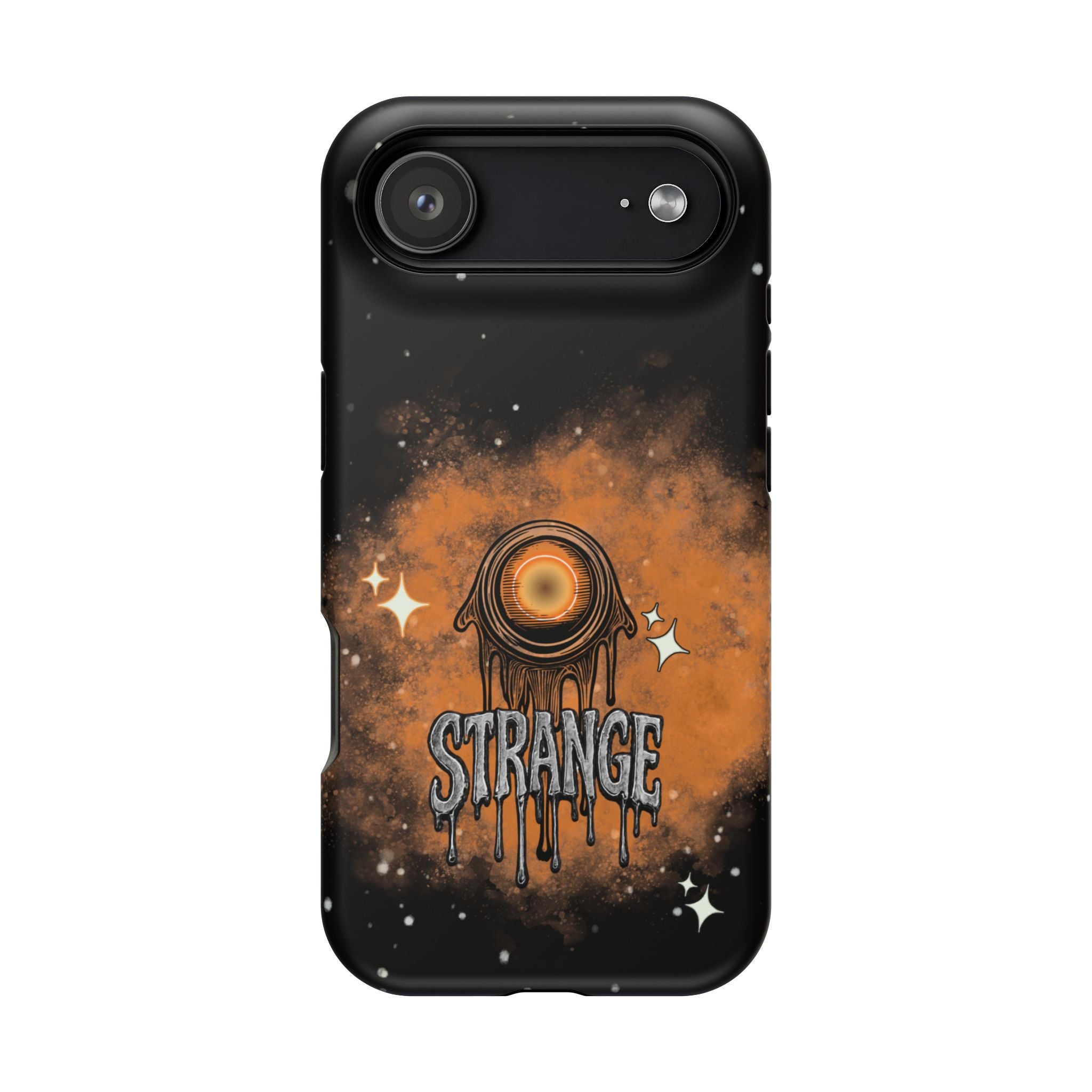 Orange Strange Magnetic Impact-Resistant Cases