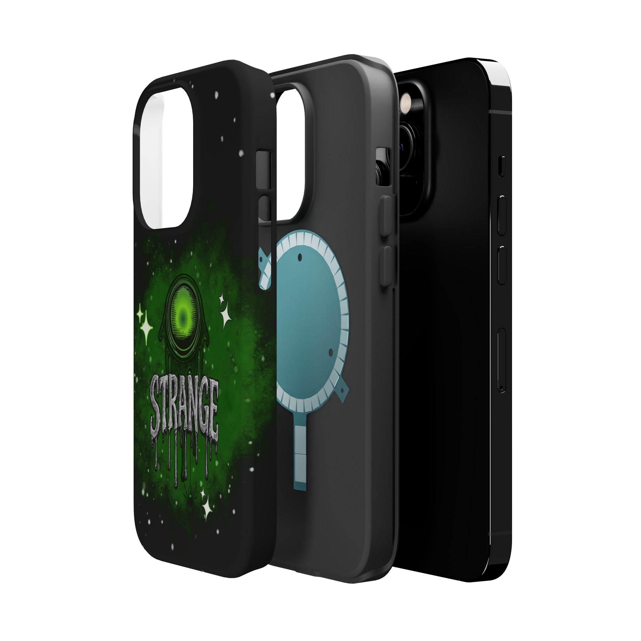Green Strange Magnetic Impact-Resistant Phone Case