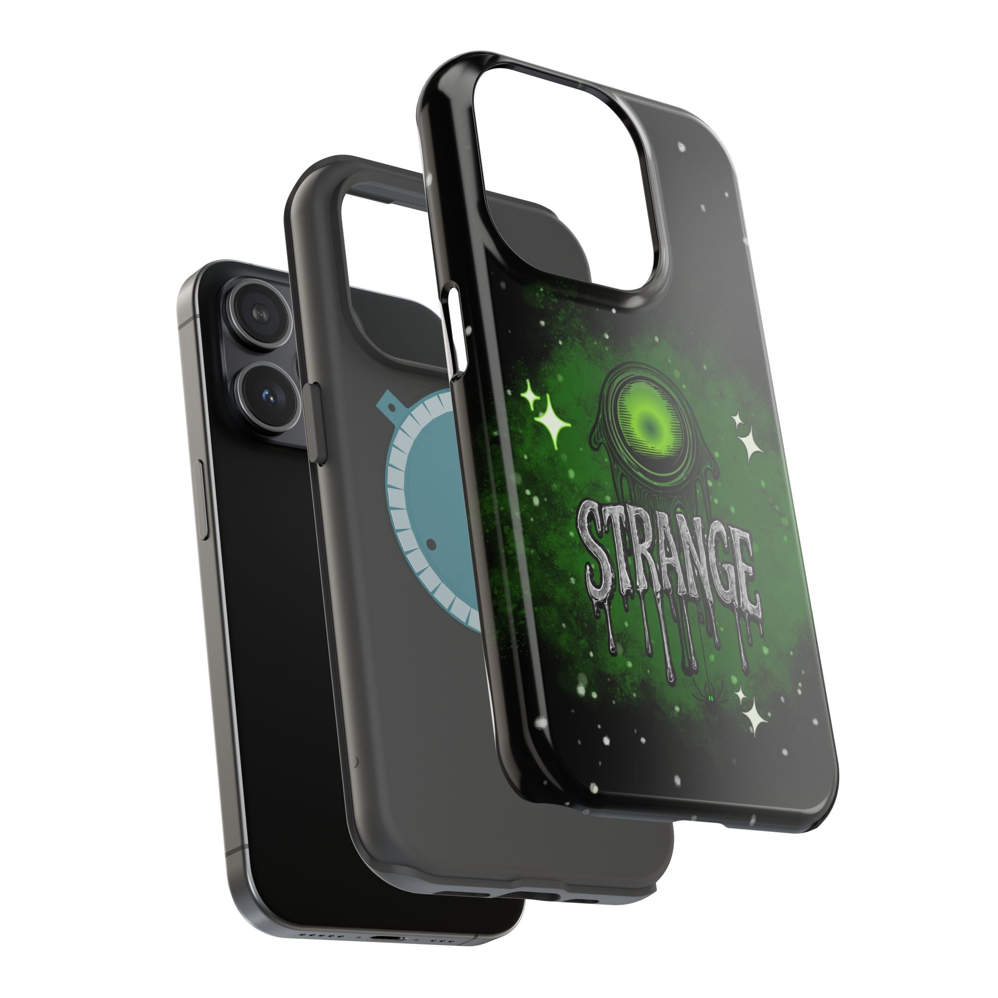 Green Strange Magnetic Impact-Resistant Phone Case