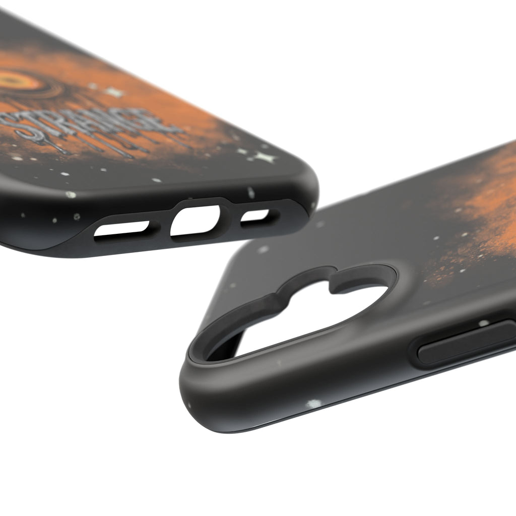 Orange Strange Magnetic Impact-Resistant Cases