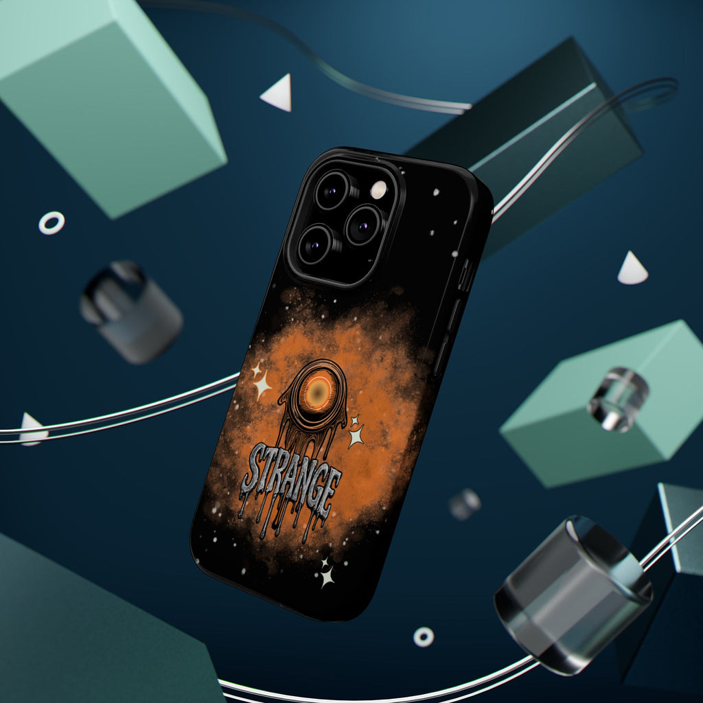 Orange Strange Magnetic Impact-Resistant Cases