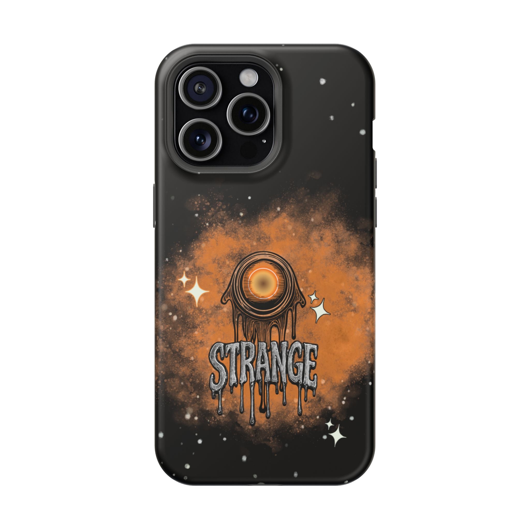 Orange Strange Magnetic Impact-Resistant Cases