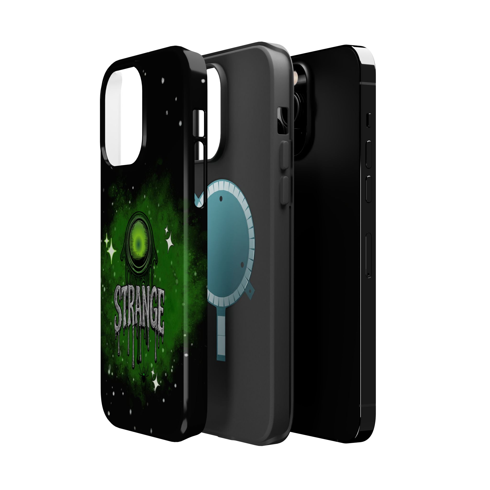 Green Strange Magnetic Impact-Resistant Phone Case