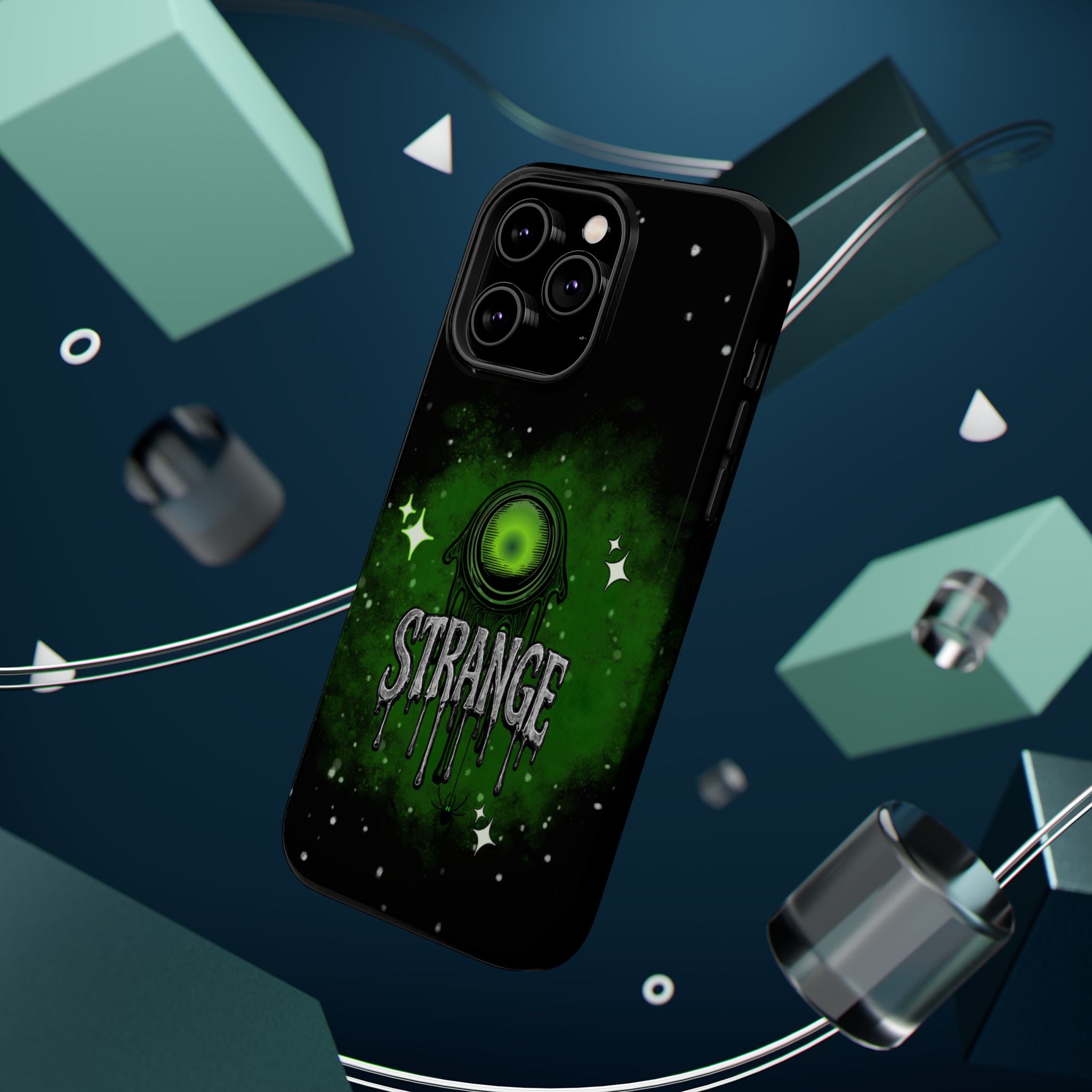 Green Strange Magnetic Impact-Resistant Phone Case