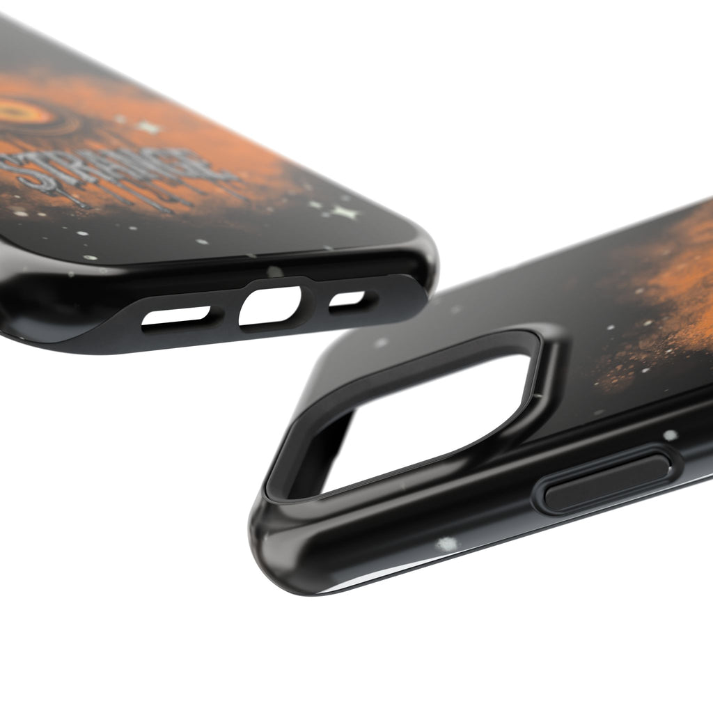 Orange Strange Magnetic Impact-Resistant Cases
