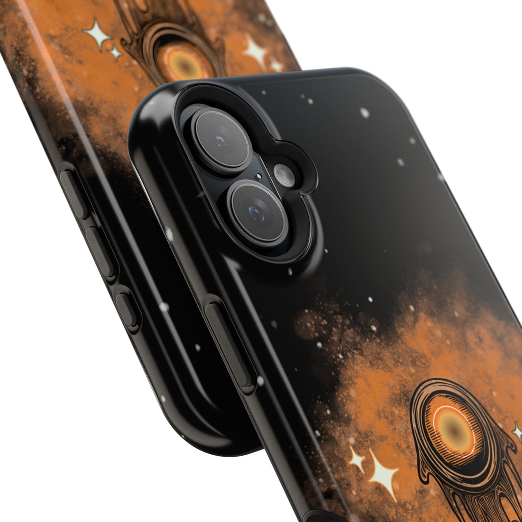 Orange Strange Magnetic Impact-Resistant Cases