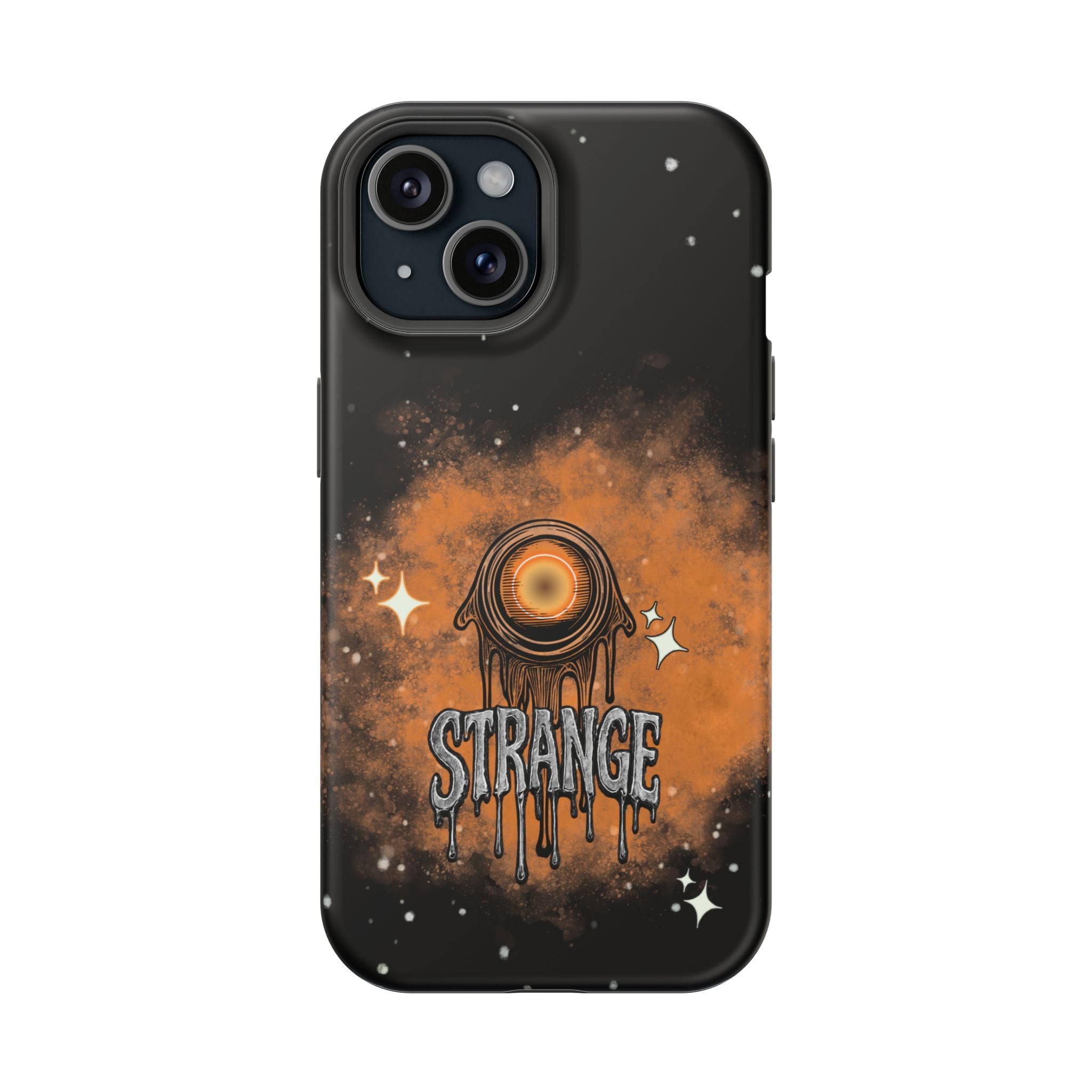 Orange Strange Magnetic Impact-Resistant Cases