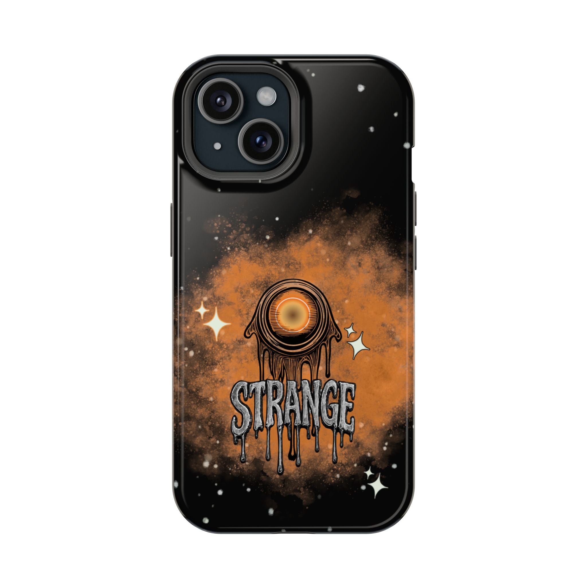 Orange Strange Magnetic Impact-Resistant Cases