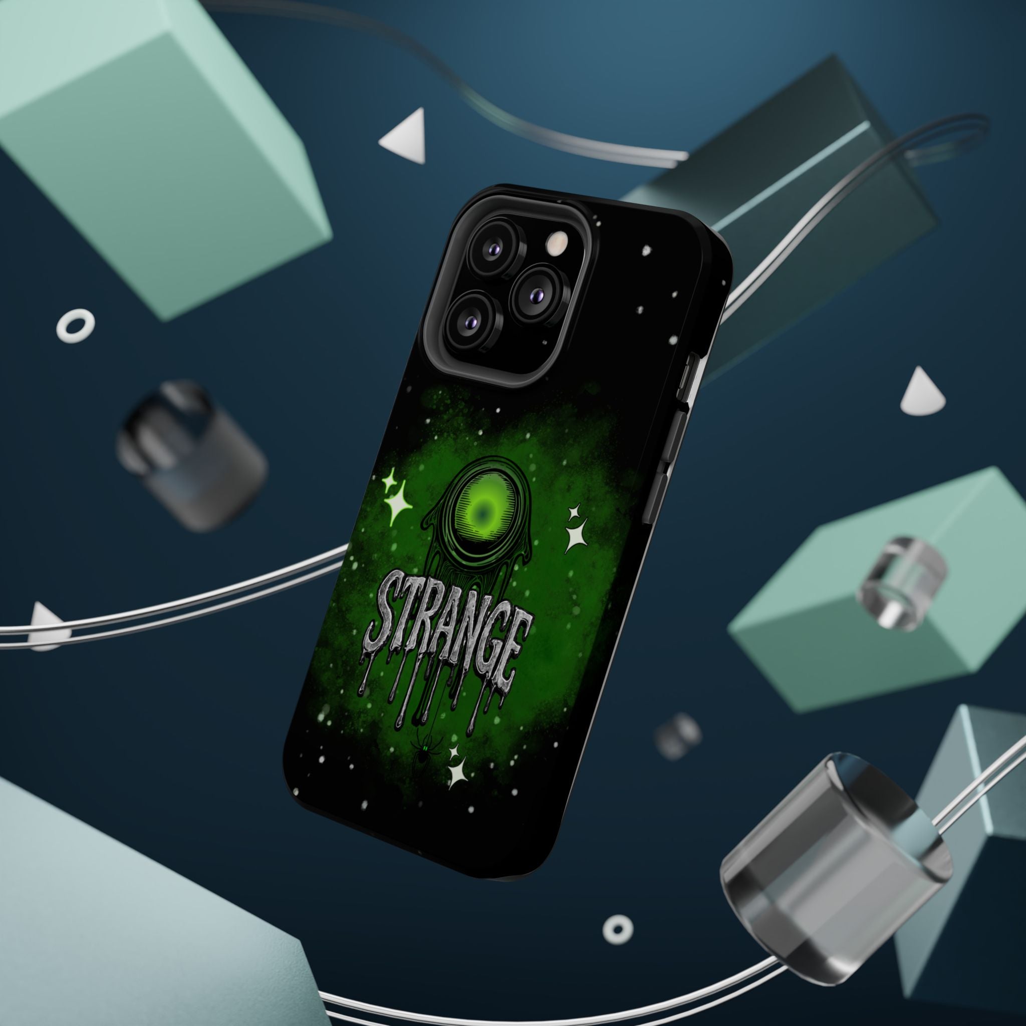 Green Strange Magnetic Impact-Resistant Phone Case