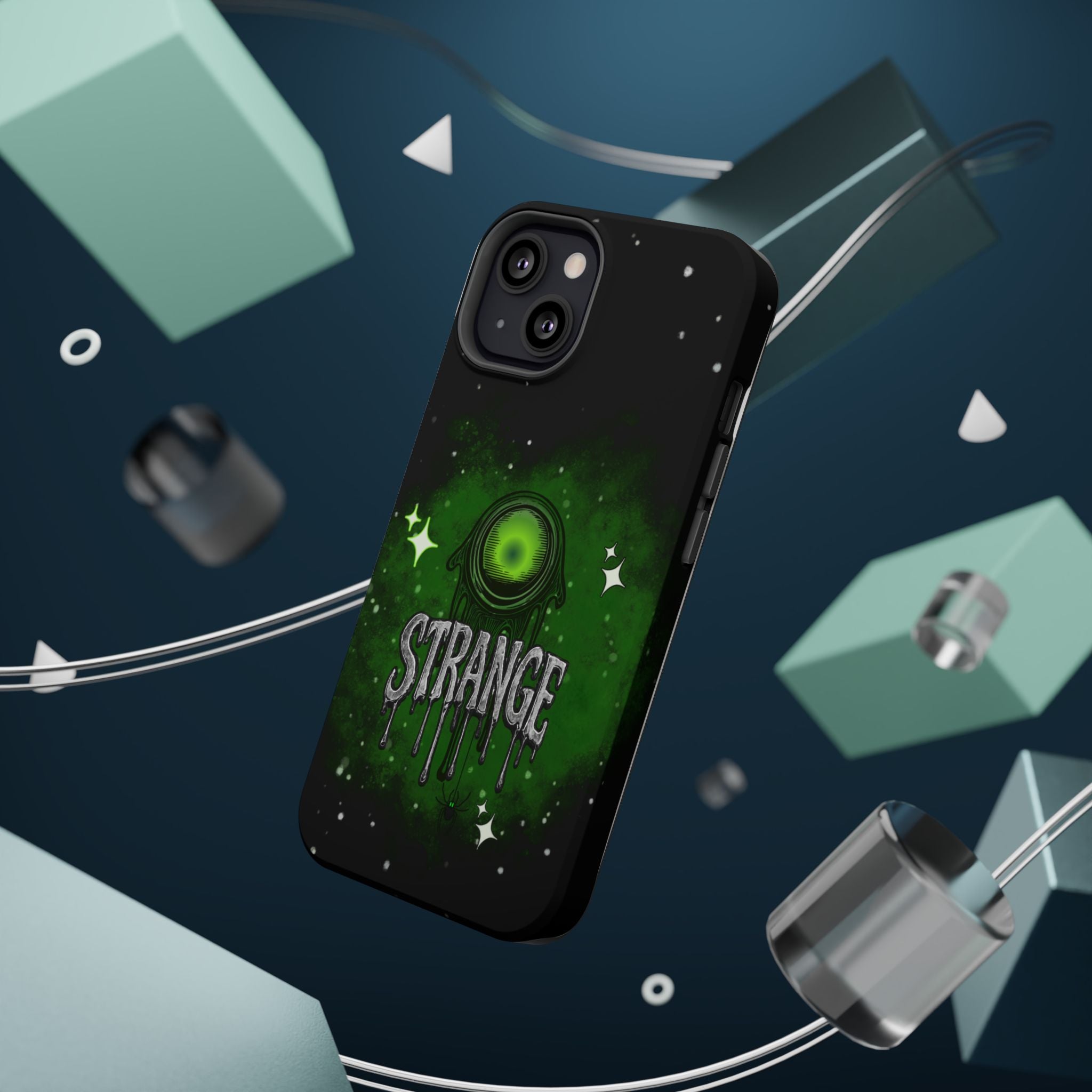 Green Strange Magnetic Impact-Resistant Phone Case