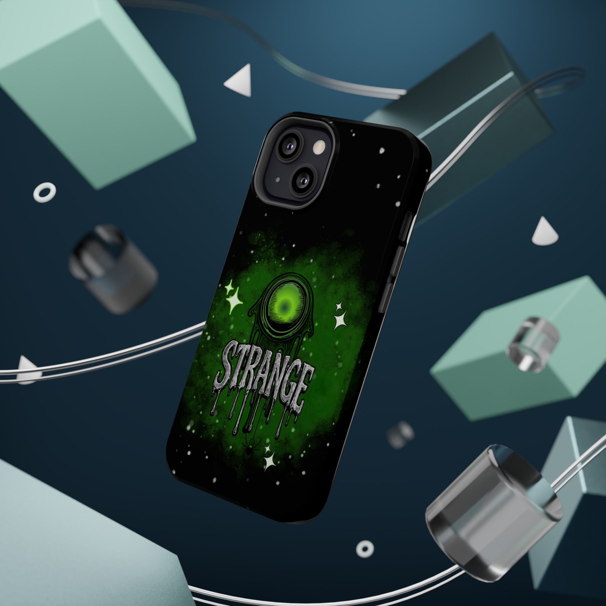 Green Strange Magnetic Impact-Resistant Phone Case