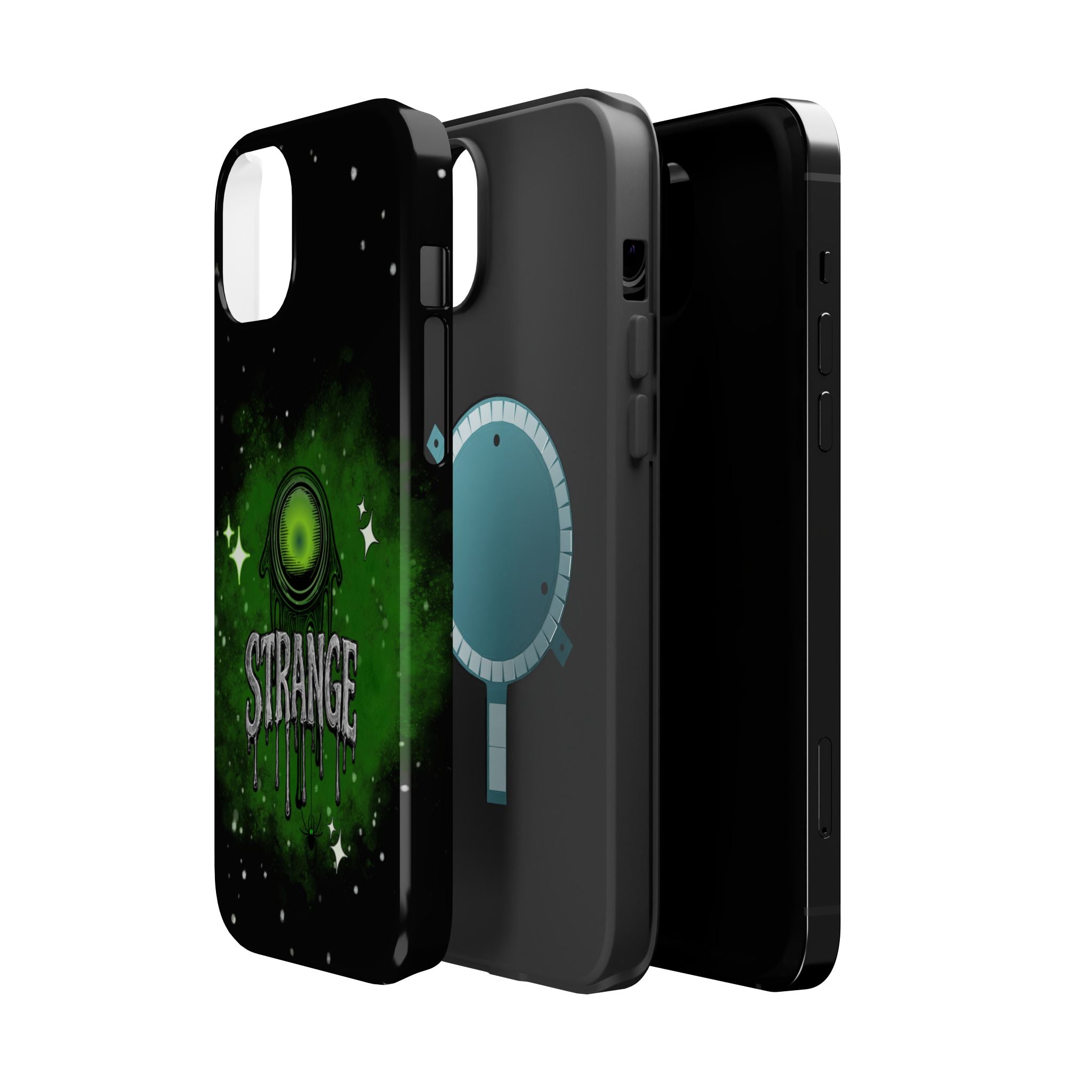 Green Strange Magnetic Impact-Resistant Phone Case