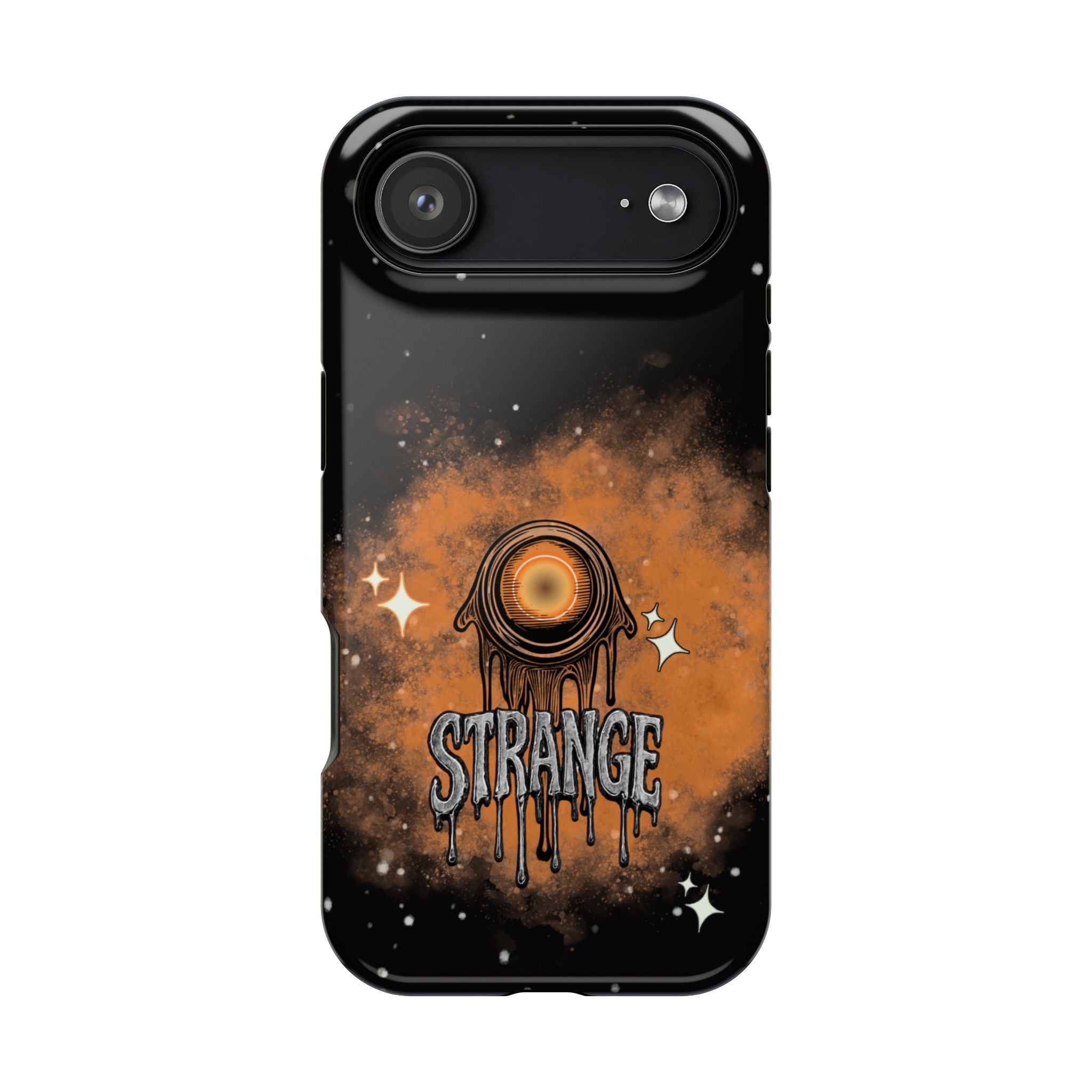 Orange Strange Magnetic Impact-Resistant Cases