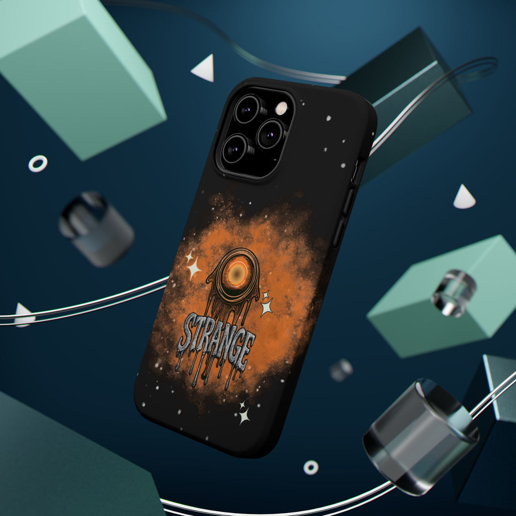 Orange Strange Magnetic Impact-Resistant Cases