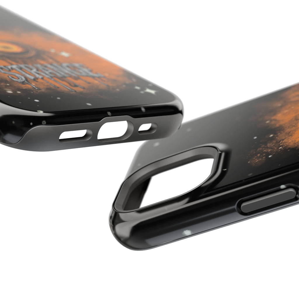 Orange Strange Magnetic Impact-Resistant Cases