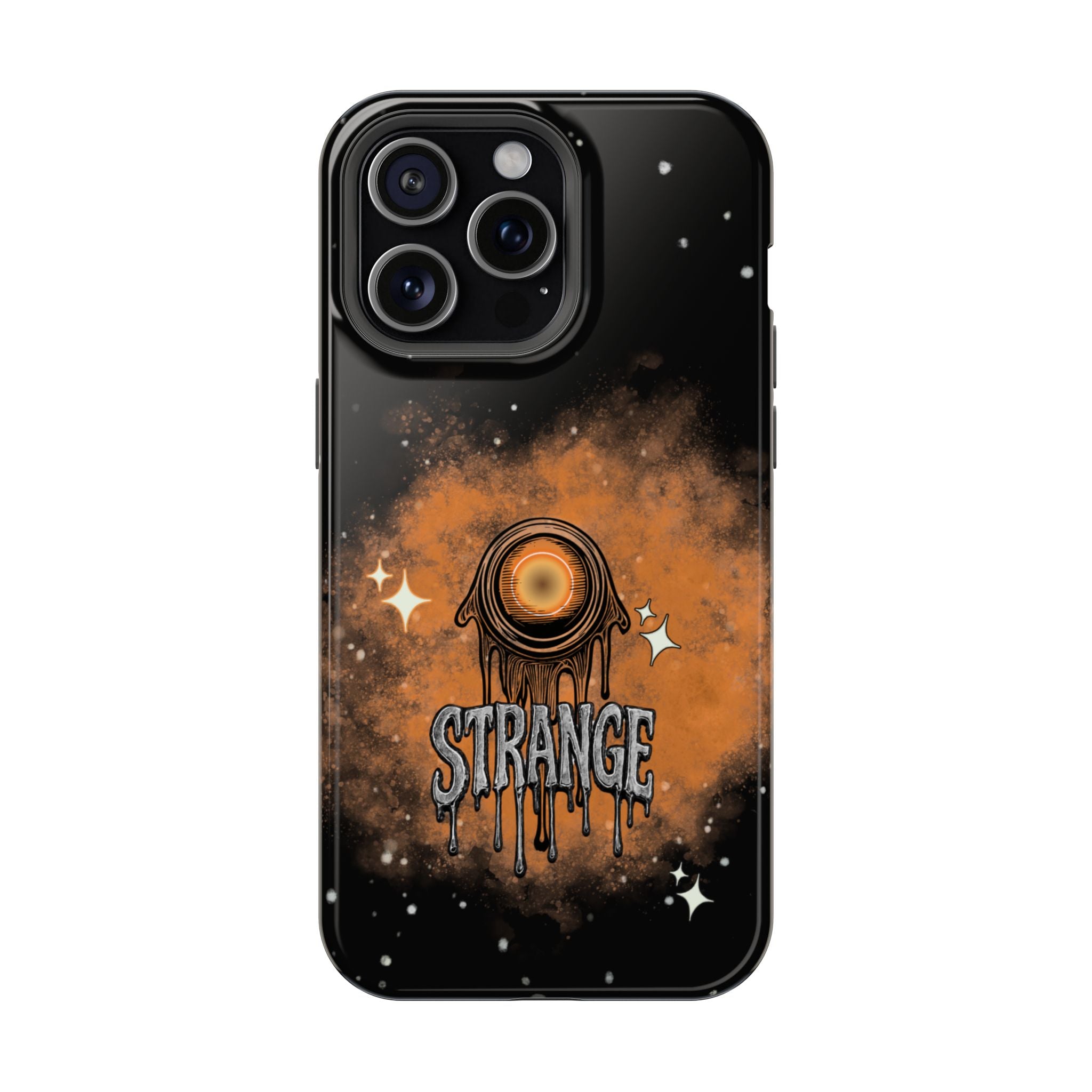 Orange Strange Magnetic Impact-Resistant Cases