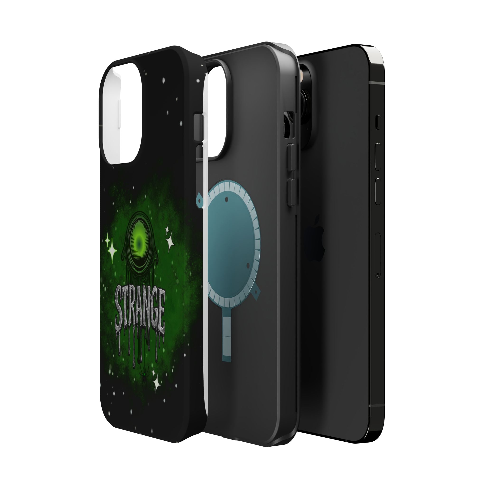 Green Strange Magnetic Impact-Resistant Phone Case