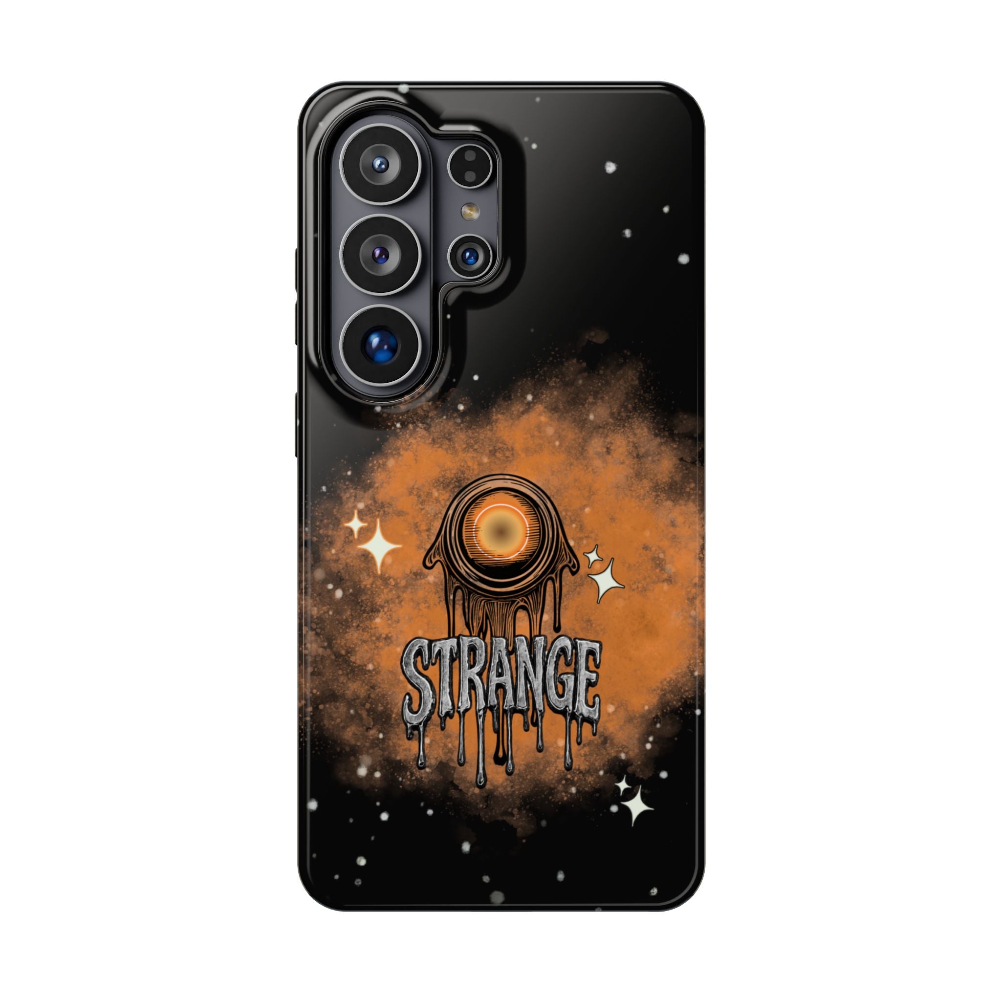 Orange Strange Magnetic Impact-Resistant Cases