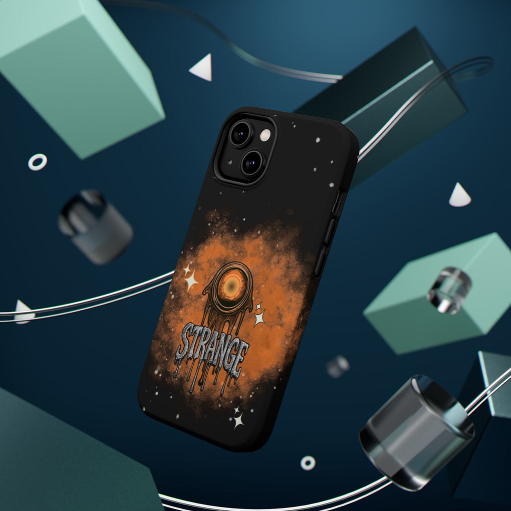 Orange Strange Magnetic Impact-Resistant Cases