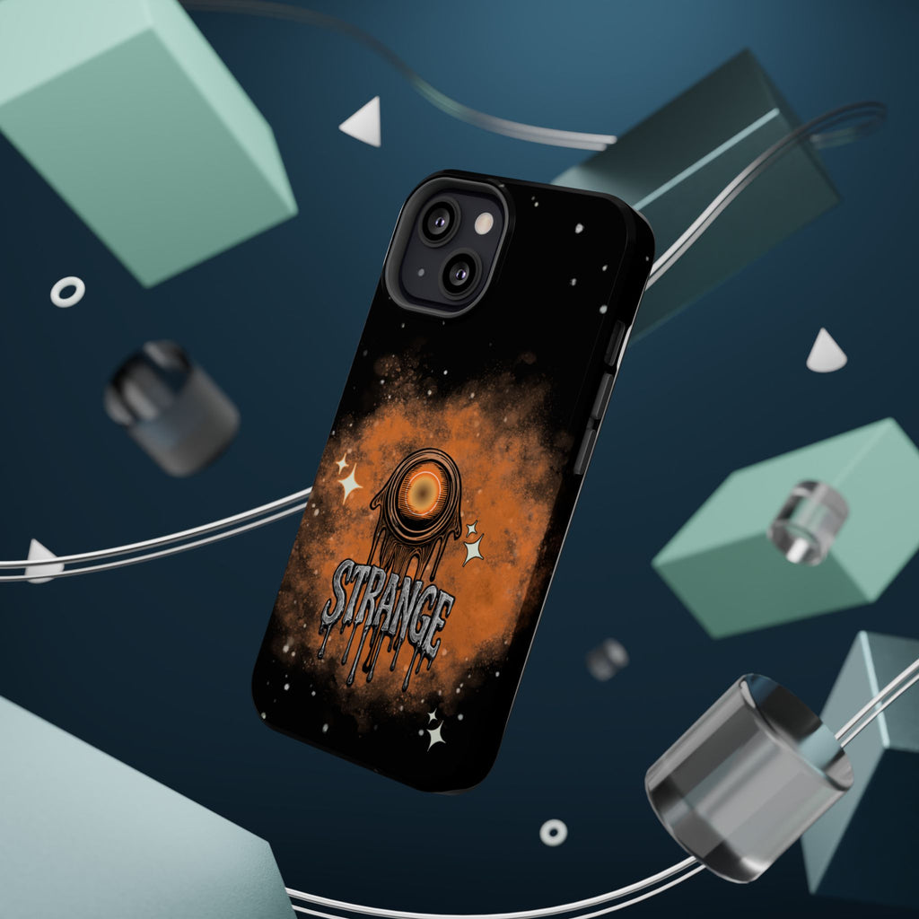 Orange Strange Magnetic Impact-Resistant Cases