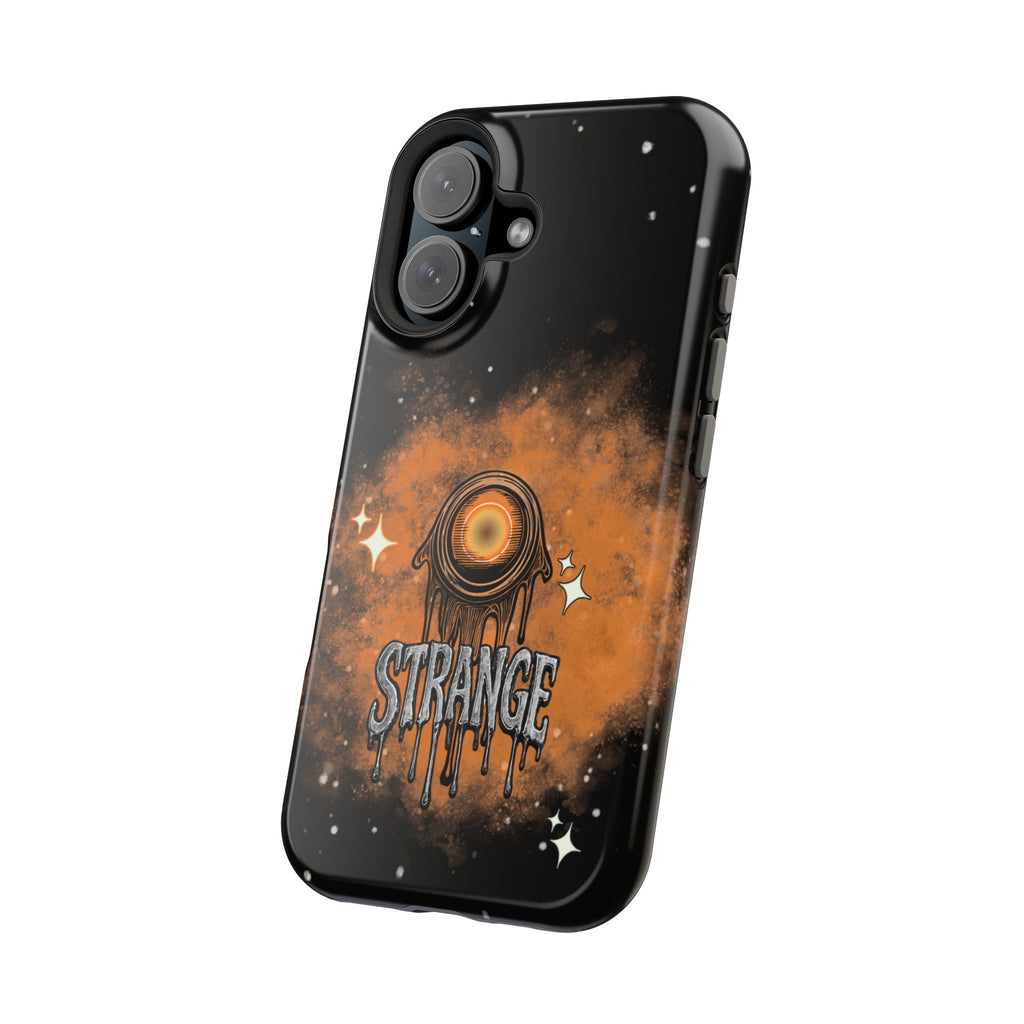 Orange Strange Magnetic Impact-Resistant Cases