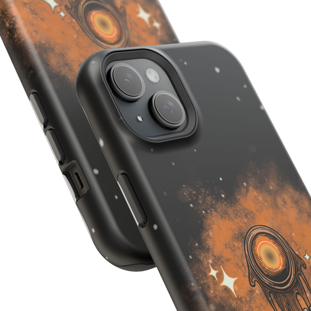 Orange Strange Magnetic Impact-Resistant Cases