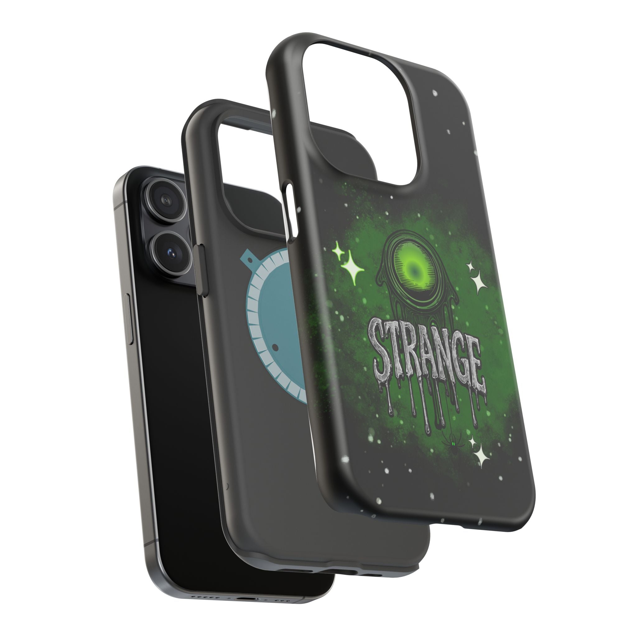 Green Strange Magnetic Impact-Resistant Phone Case