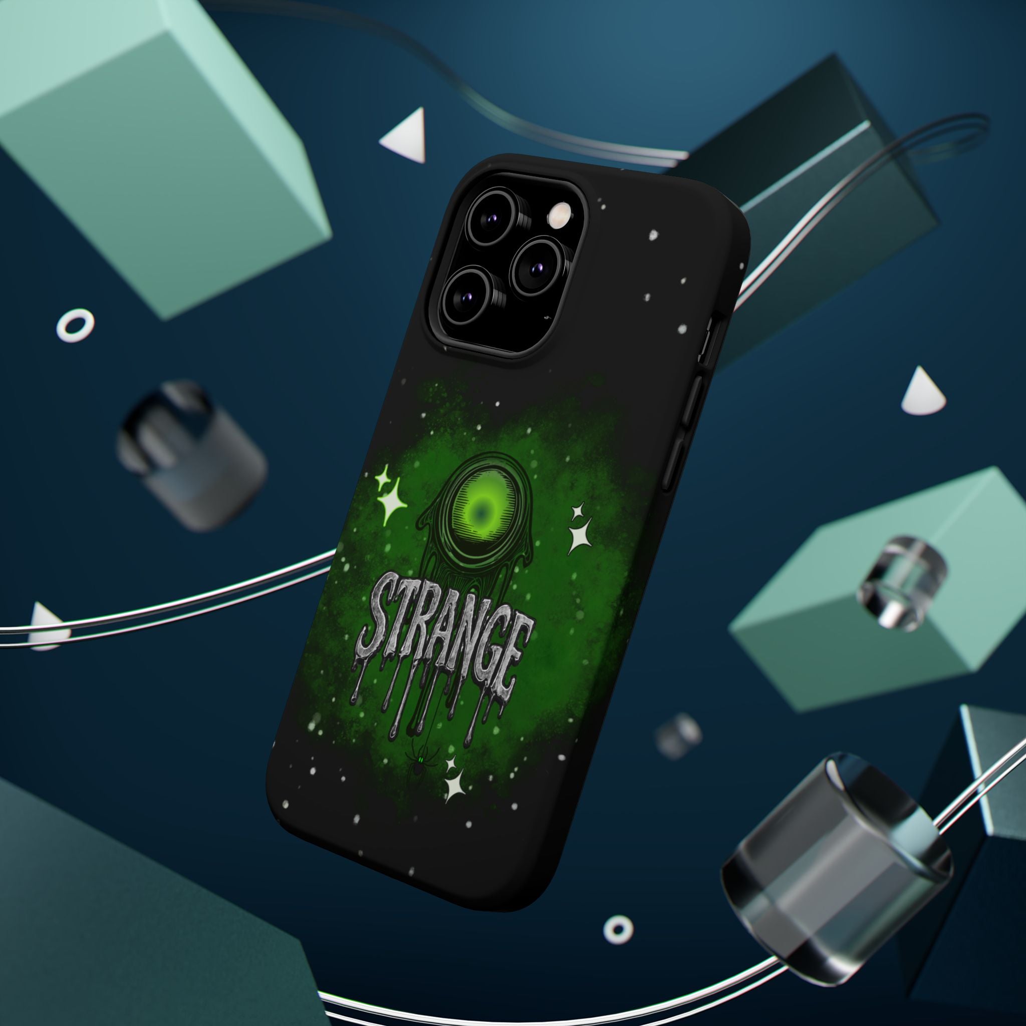 Green Strange Magnetic Impact-Resistant Phone Case