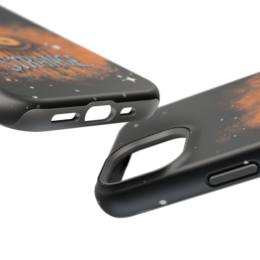 Orange Strange Magnetic Impact-Resistant Cases