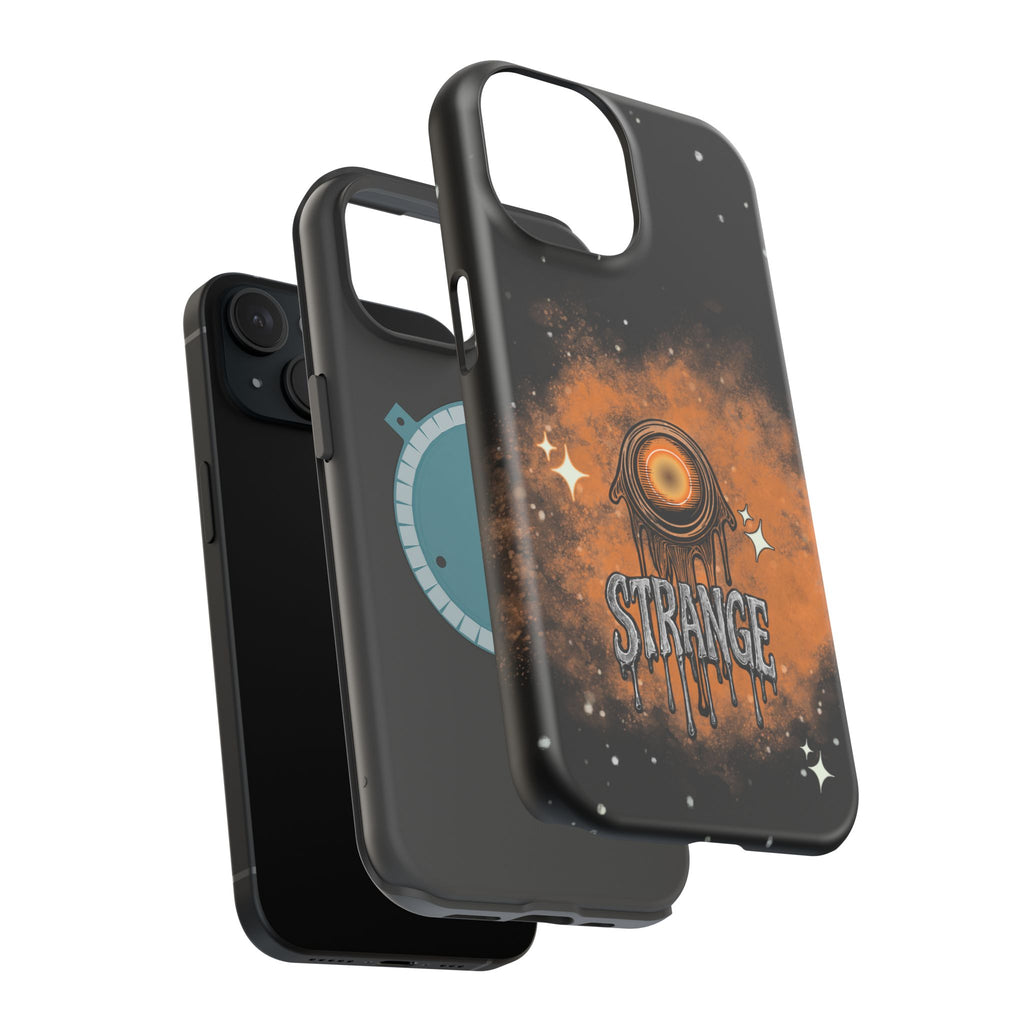 Orange Strange Magnetic Impact-Resistant Cases