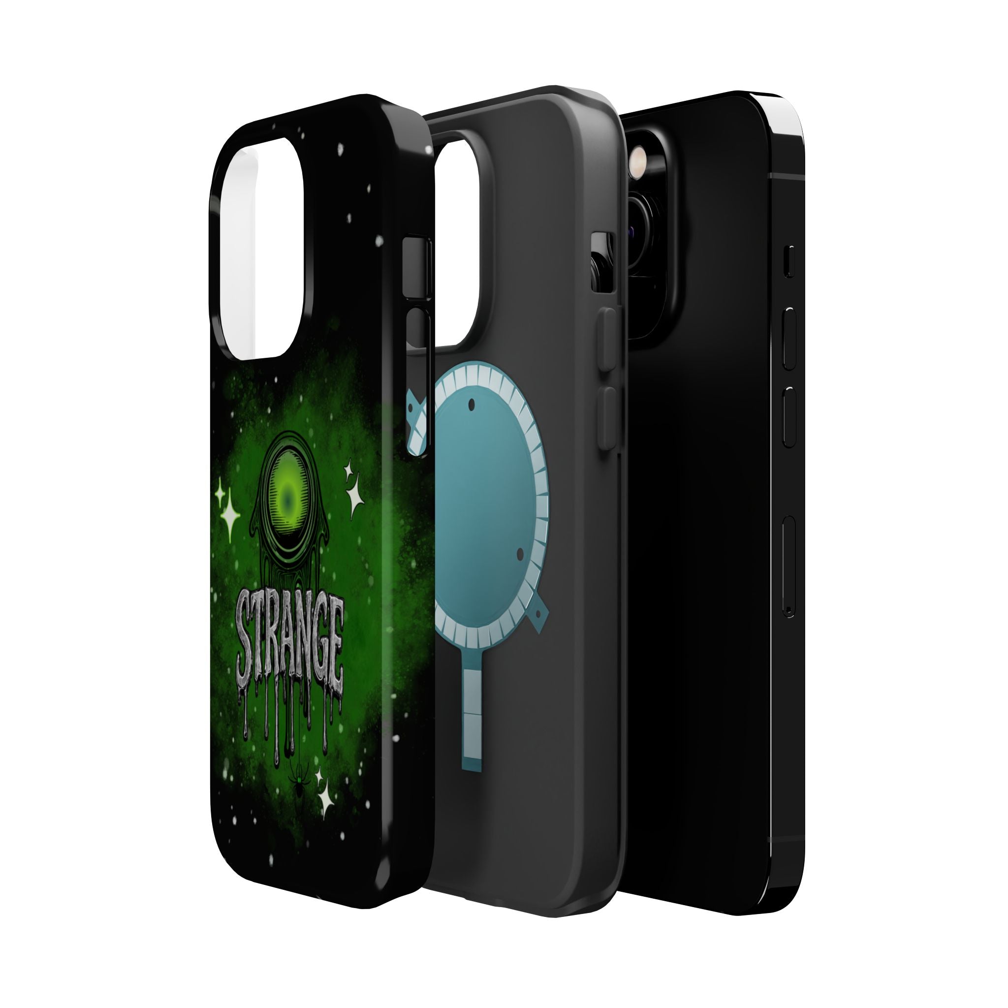 Green Strange Magnetic Impact-Resistant Phone Case