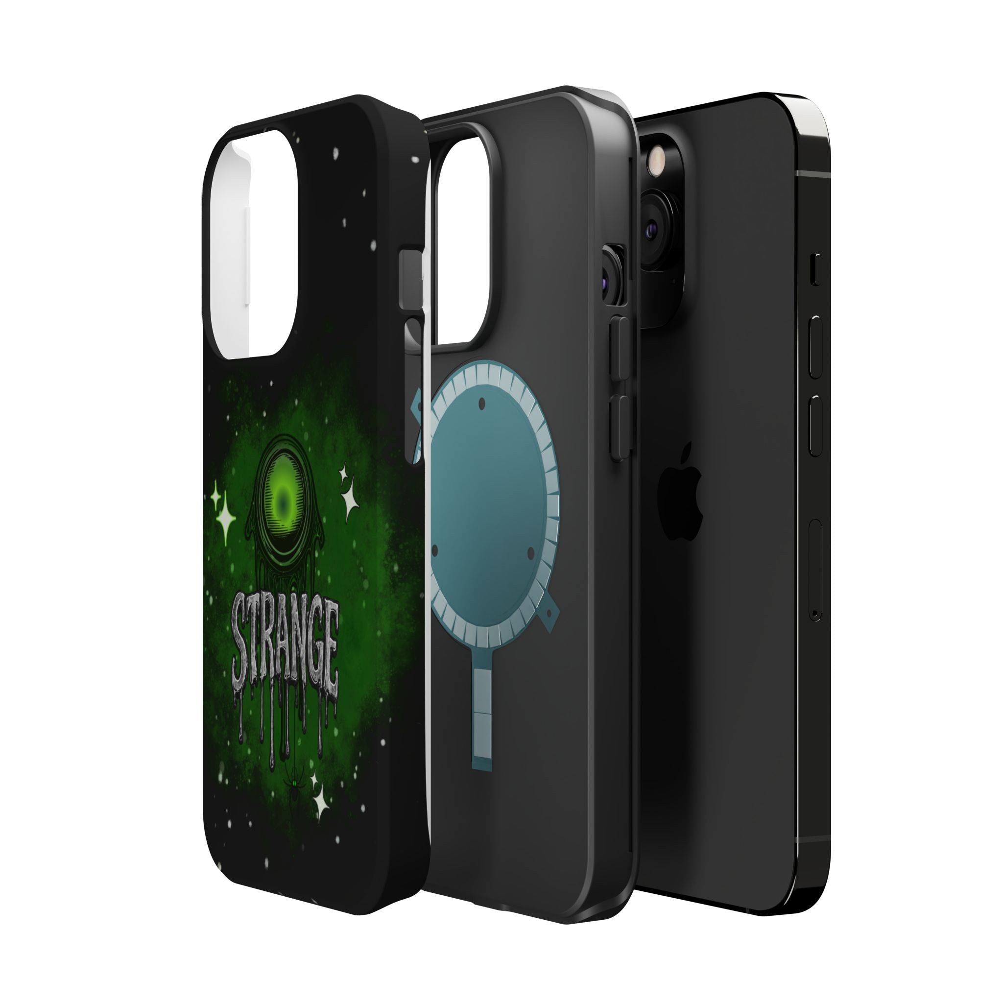 Green Strange Magnetic Impact-Resistant Phone Case