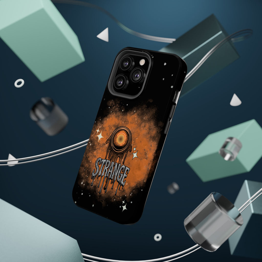 Orange Strange Magnetic Impact-Resistant Cases