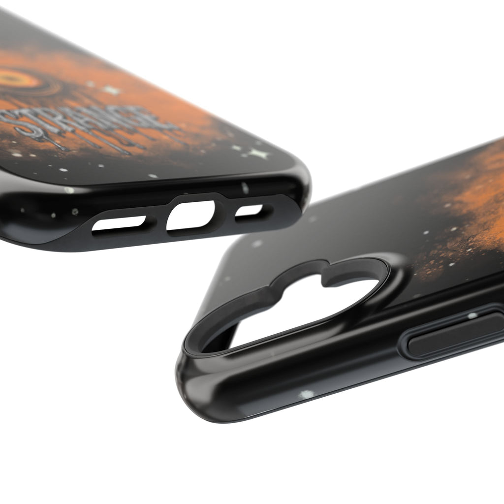 Orange Strange Magnetic Impact-Resistant Cases