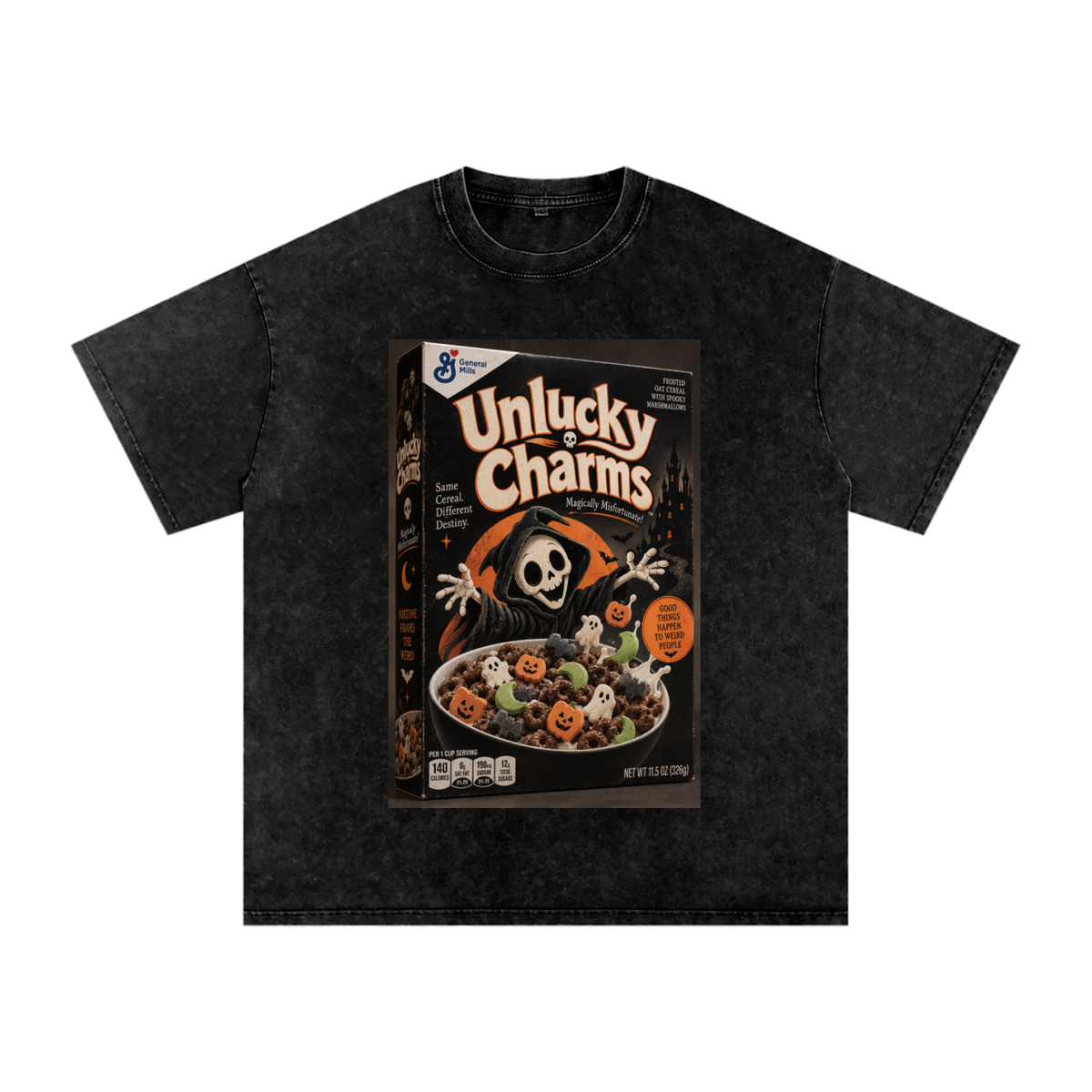 Unlucky,tee,shirt,apparel,clothes,clothing,top,tops,autumn,halloween,cute,cereal