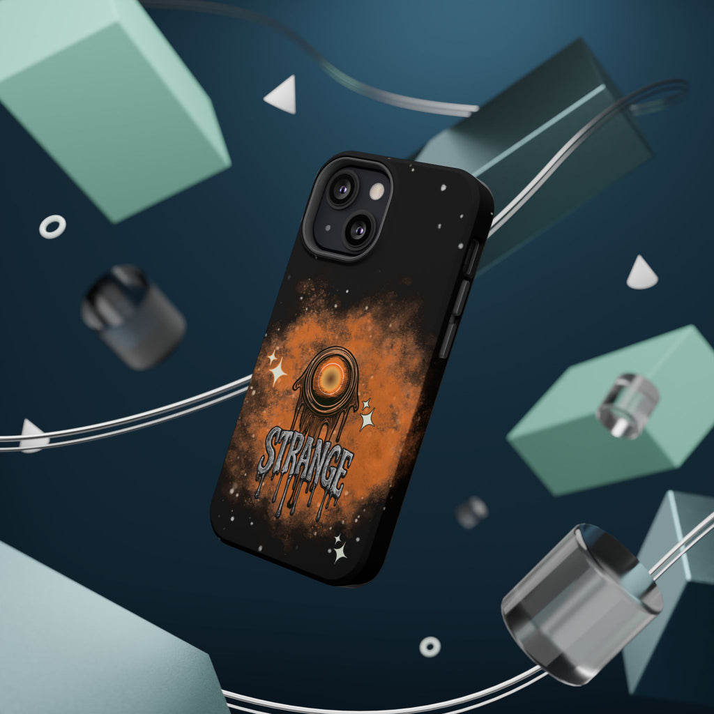 Orange Strange Magnetic Impact-Resistant Cases