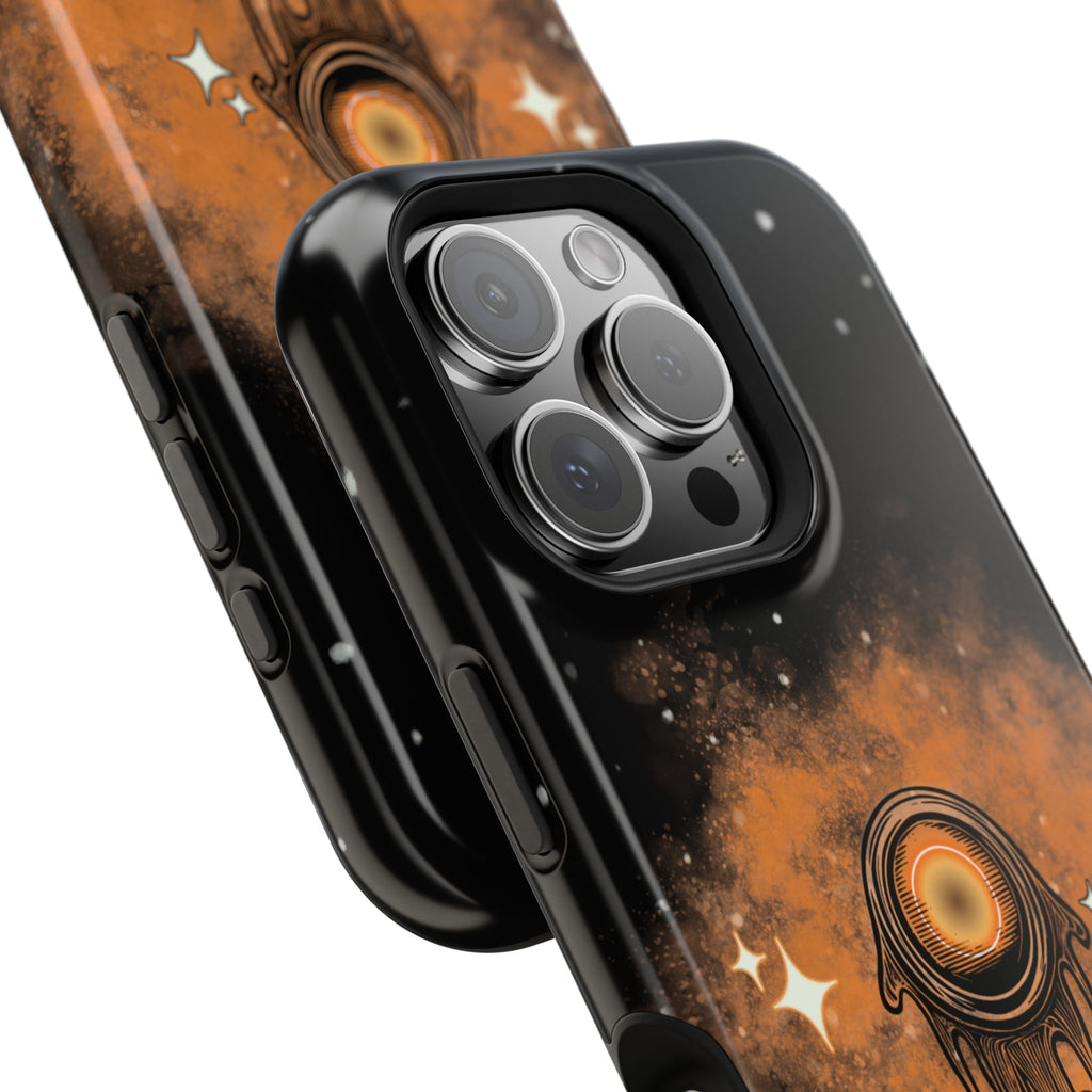 Orange Strange Magnetic Impact-Resistant Cases
