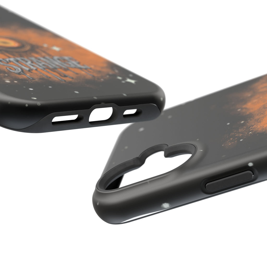Orange Strange Magnetic Impact-Resistant Cases