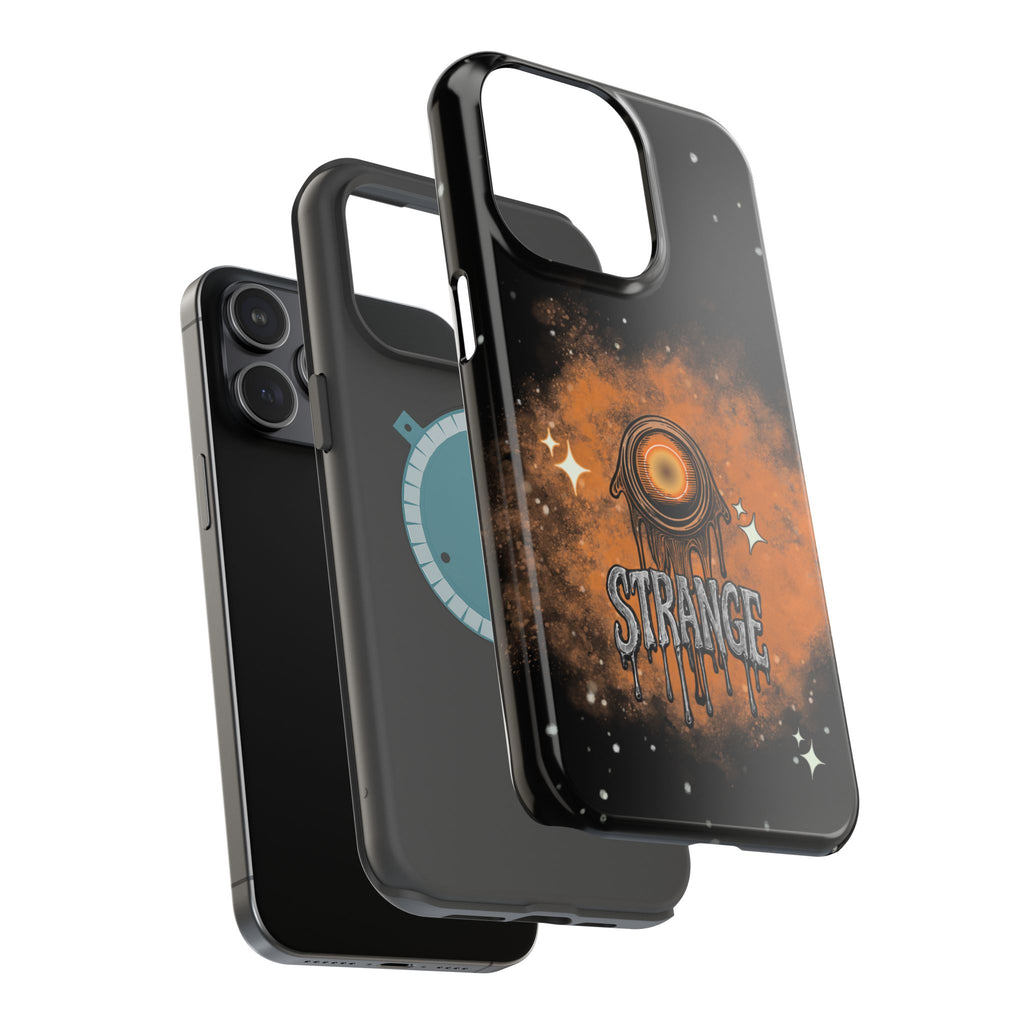 Orange Strange Magnetic Impact-Resistant Cases