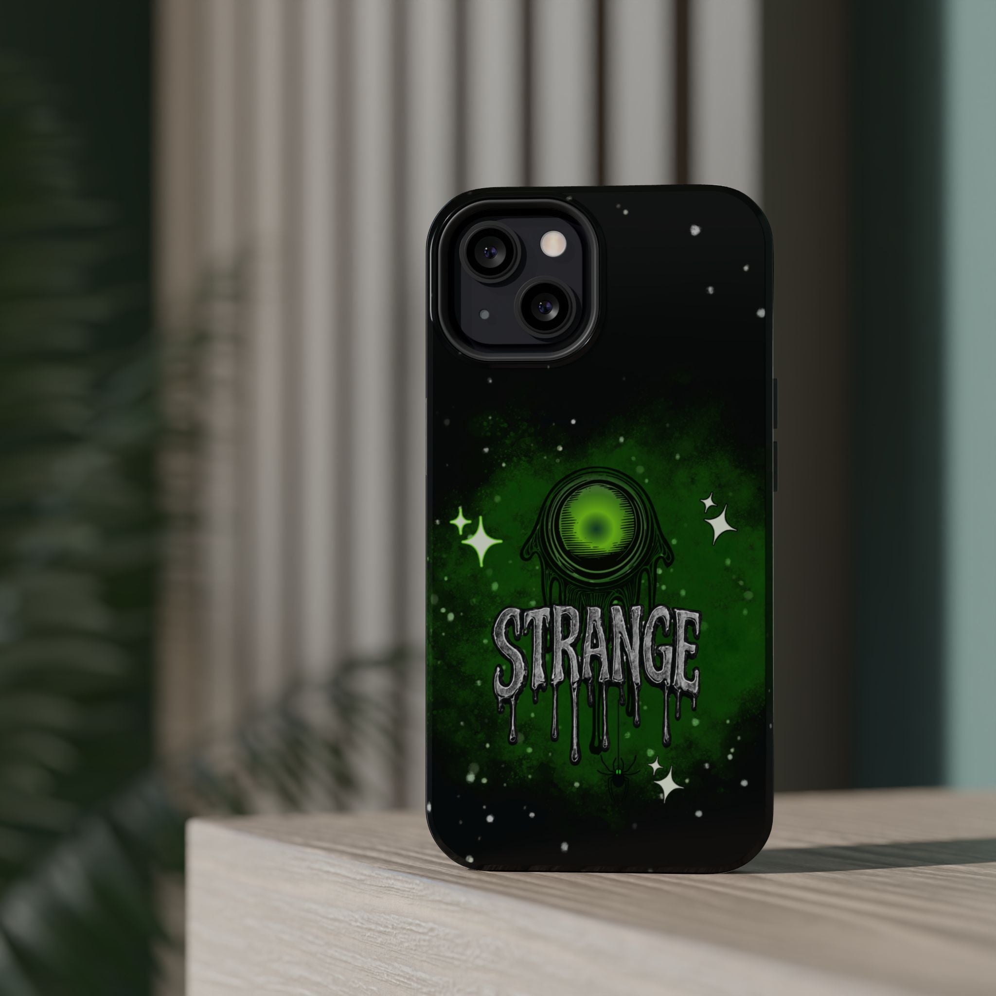 Green Strange Magnetic Impact-Resistant Phone Case