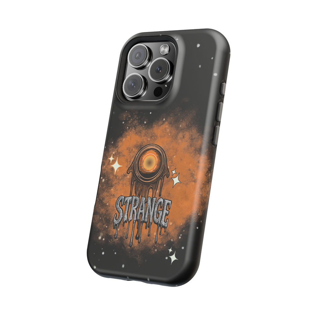 Orange Strange Magnetic Impact-Resistant Cases
