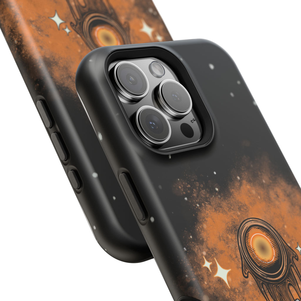 Orange Strange Magnetic Impact-Resistant Cases