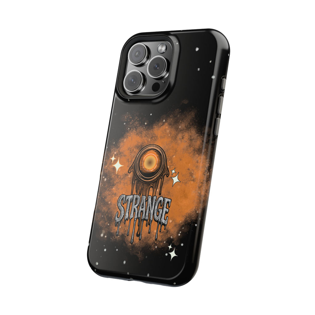 Orange Strange Magnetic Impact-Resistant Cases