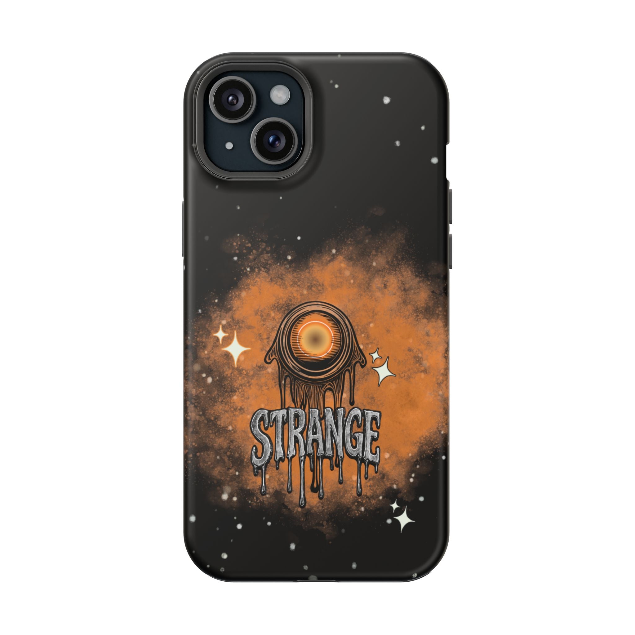 Orange Strange Magnetic Impact-Resistant Cases