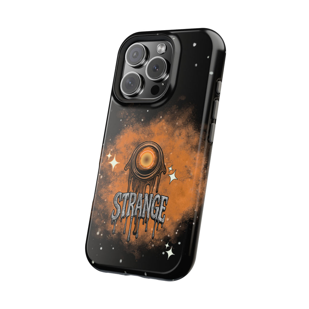 Orange Strange Magnetic Impact-Resistant Cases