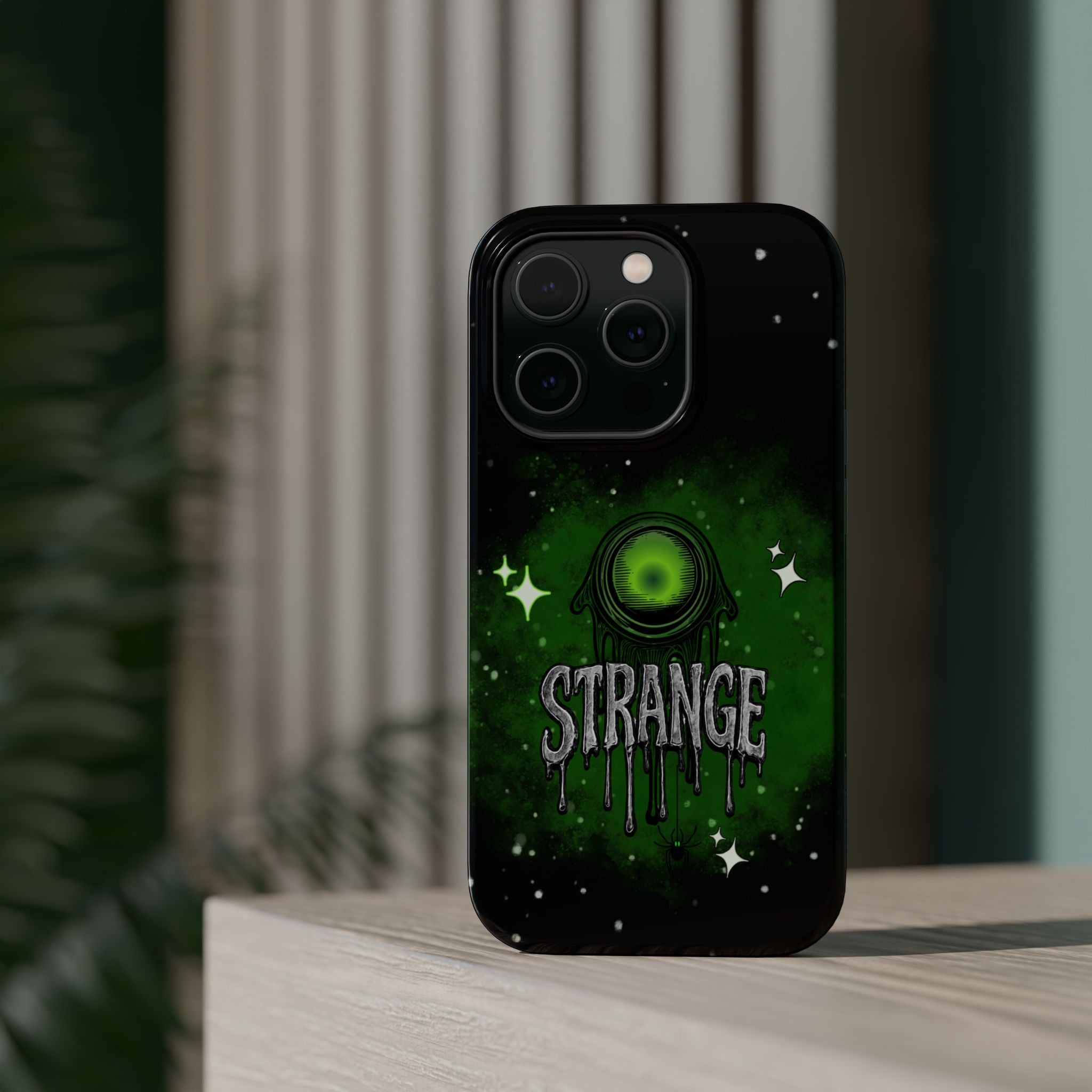 Green Strange Magnetic Impact-Resistant Phone Case