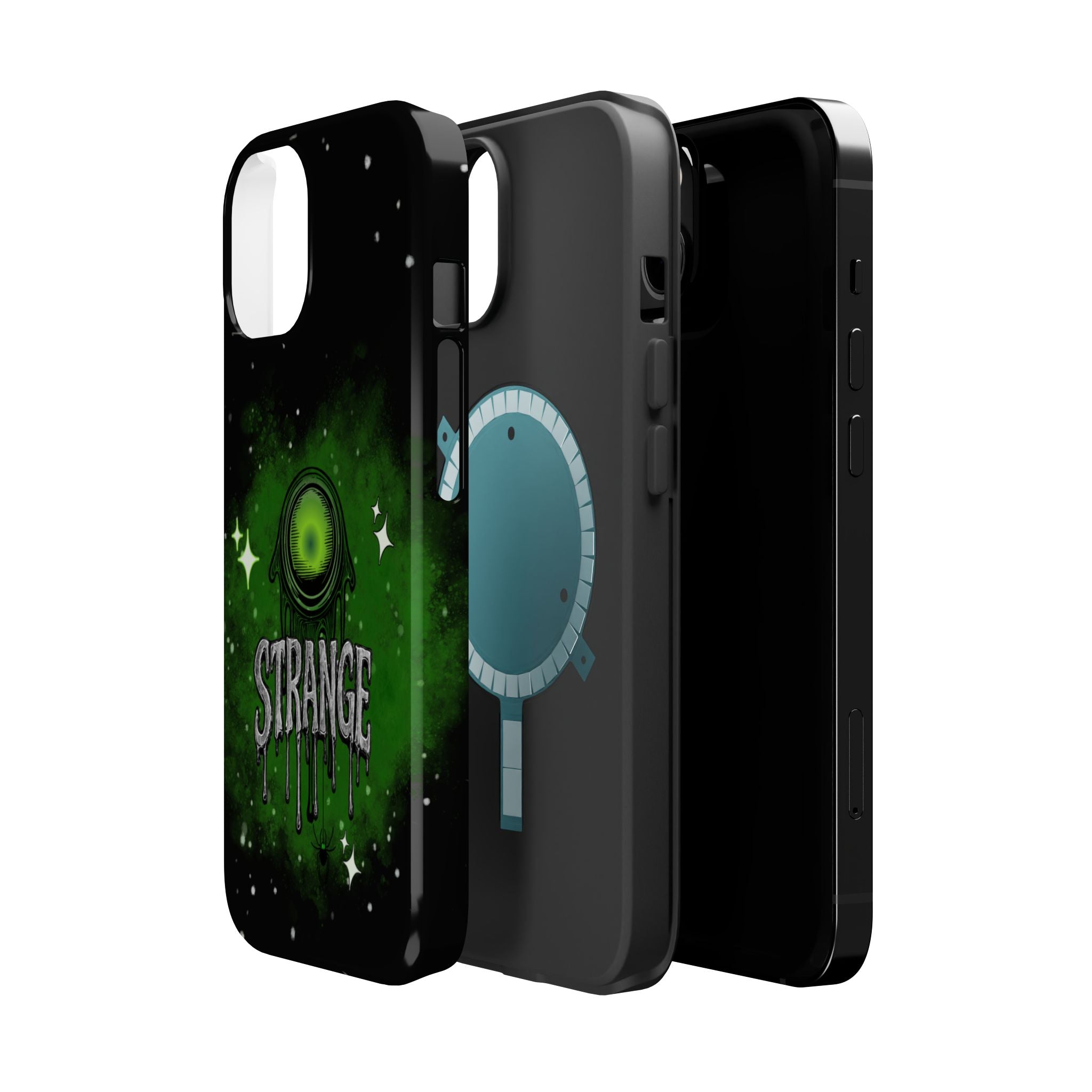 Green Strange Magnetic Impact-Resistant Phone Case